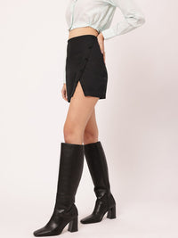 DressBerry Wrap Wonder Side Slit Mini Skirt
