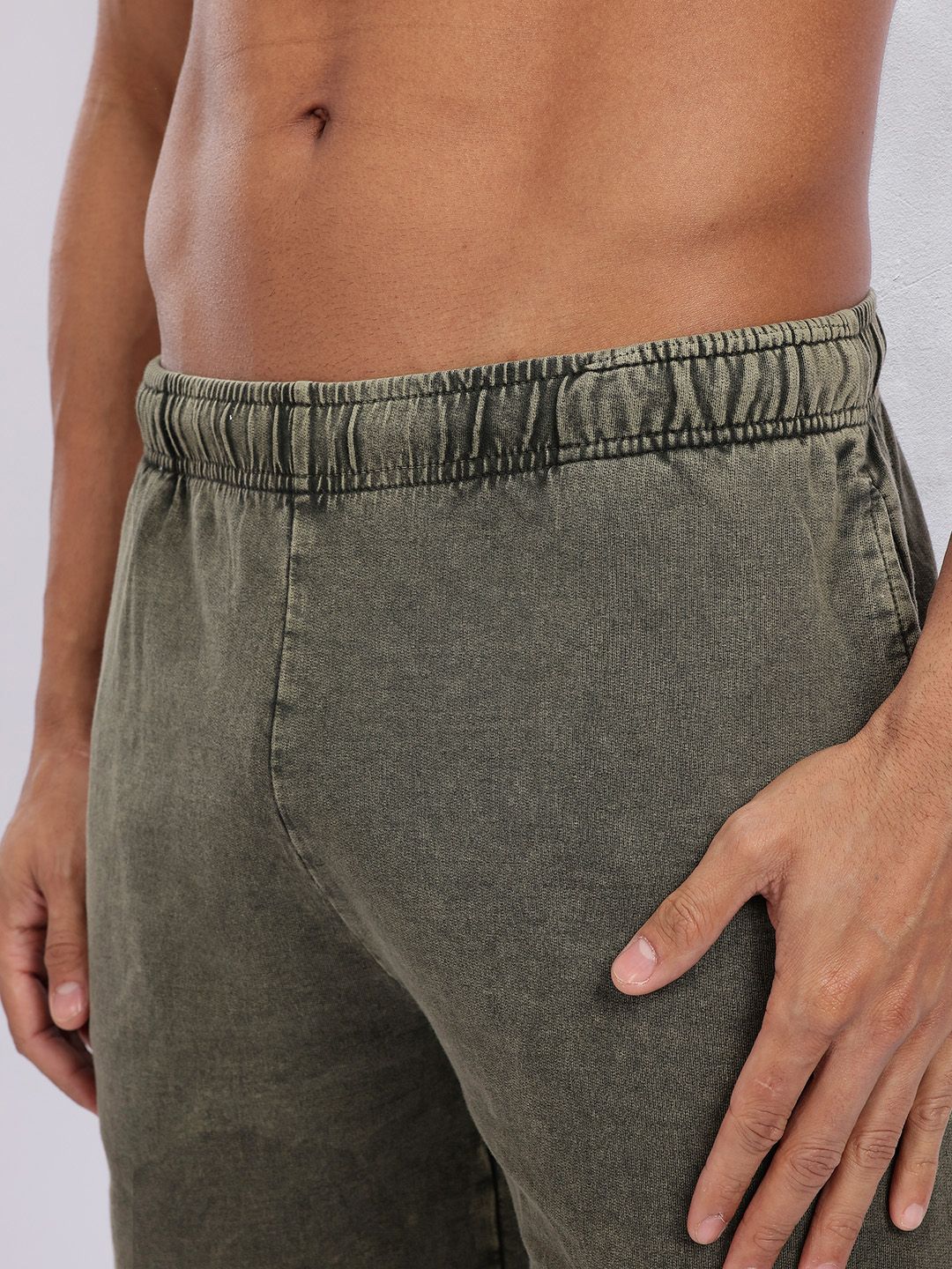 HRX by Hrithik Roshan Men Pure Cotton Washed Effect Training Shorts