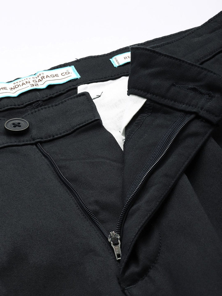 The Indian Garage Co Men Relaxed Fit Chinos Trousers