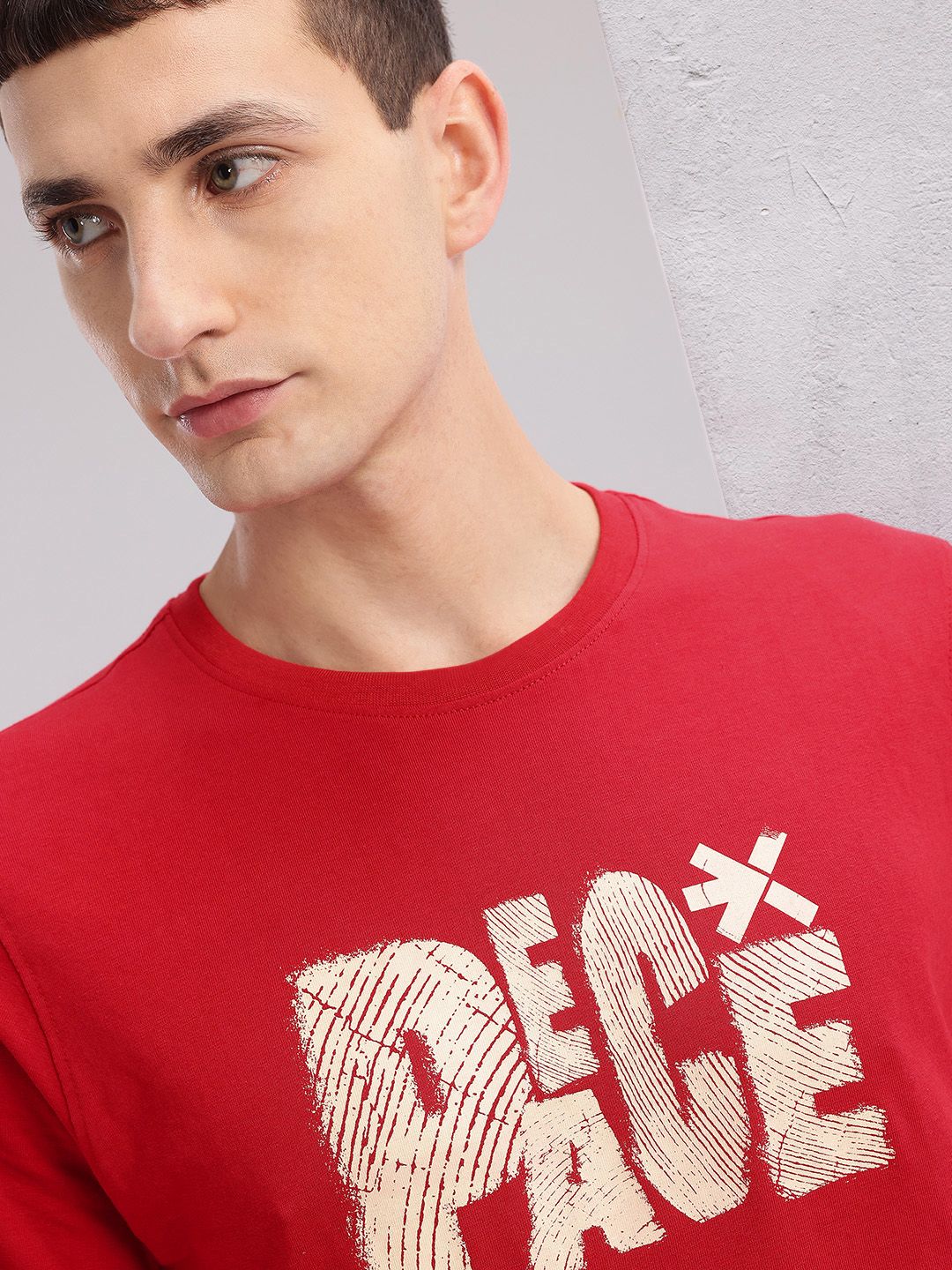 HRX by Hrithik Roshan Pure Cotton Printed Yoga T-shirt