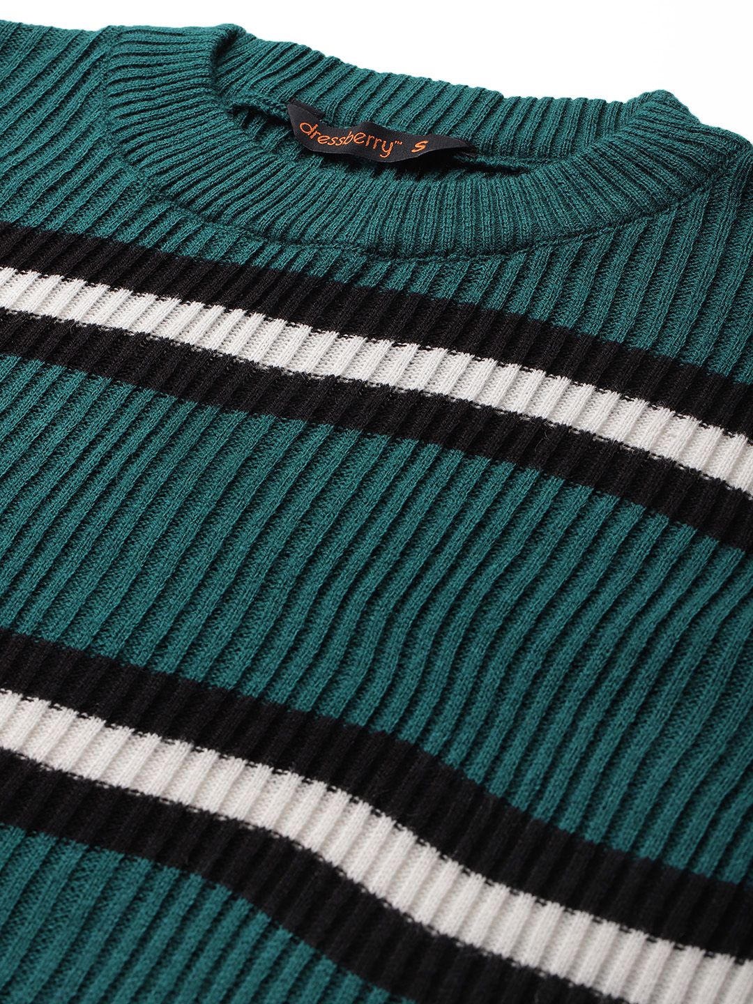 DressBerry Acrylic Striped Pullover
