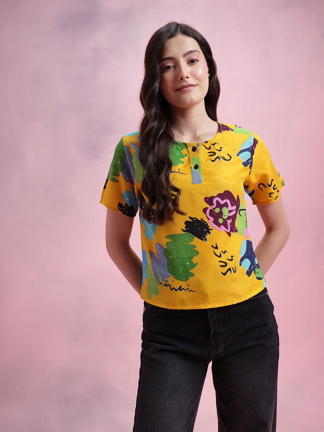 DressBerry Printed Top