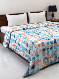 Bombay Dyeing Allure 144 TC 100% Cotton Teal Blue Double King Duvet Cover