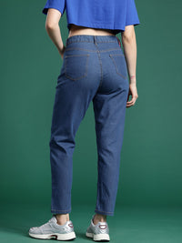 DressBerry Women Boyfriend Fit Embellished Jeans