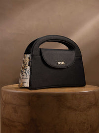 ZOUK Printed Structured Sling Bag with Applique