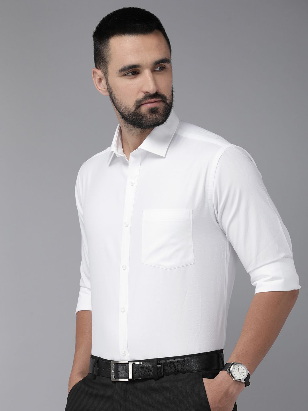Baju Formal Bertekstur Slim Fit Rekaan Sendiri Park Avenue