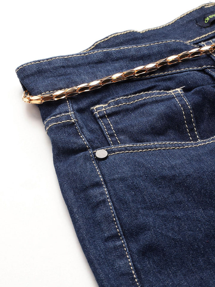 DressBerry Women Wide Leg Stretchable Jeans