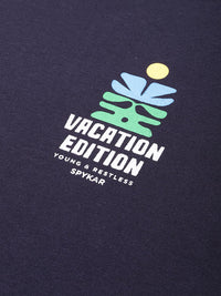SPYKAR Oversized Fit Typography Printed T-shirt