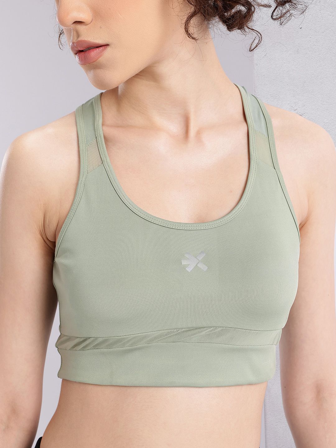 HRX by Hrithik Roshan Full Coverage Lightly Padded Rapid-Dry Running Bra KR4103_03_B