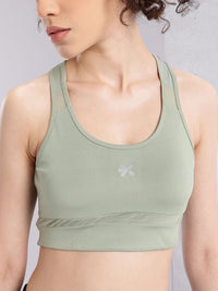 HRX by Hrithik Roshan Full Coverage Lightly Padded Rapid-Dry Running Bra KR4103_03_B