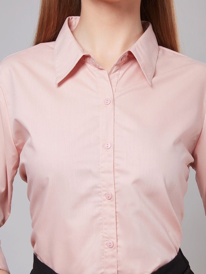 Style Quotient Women Solid Formal Shirt