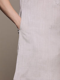 House of Pataudi Solid Rozana Pathani Kurta