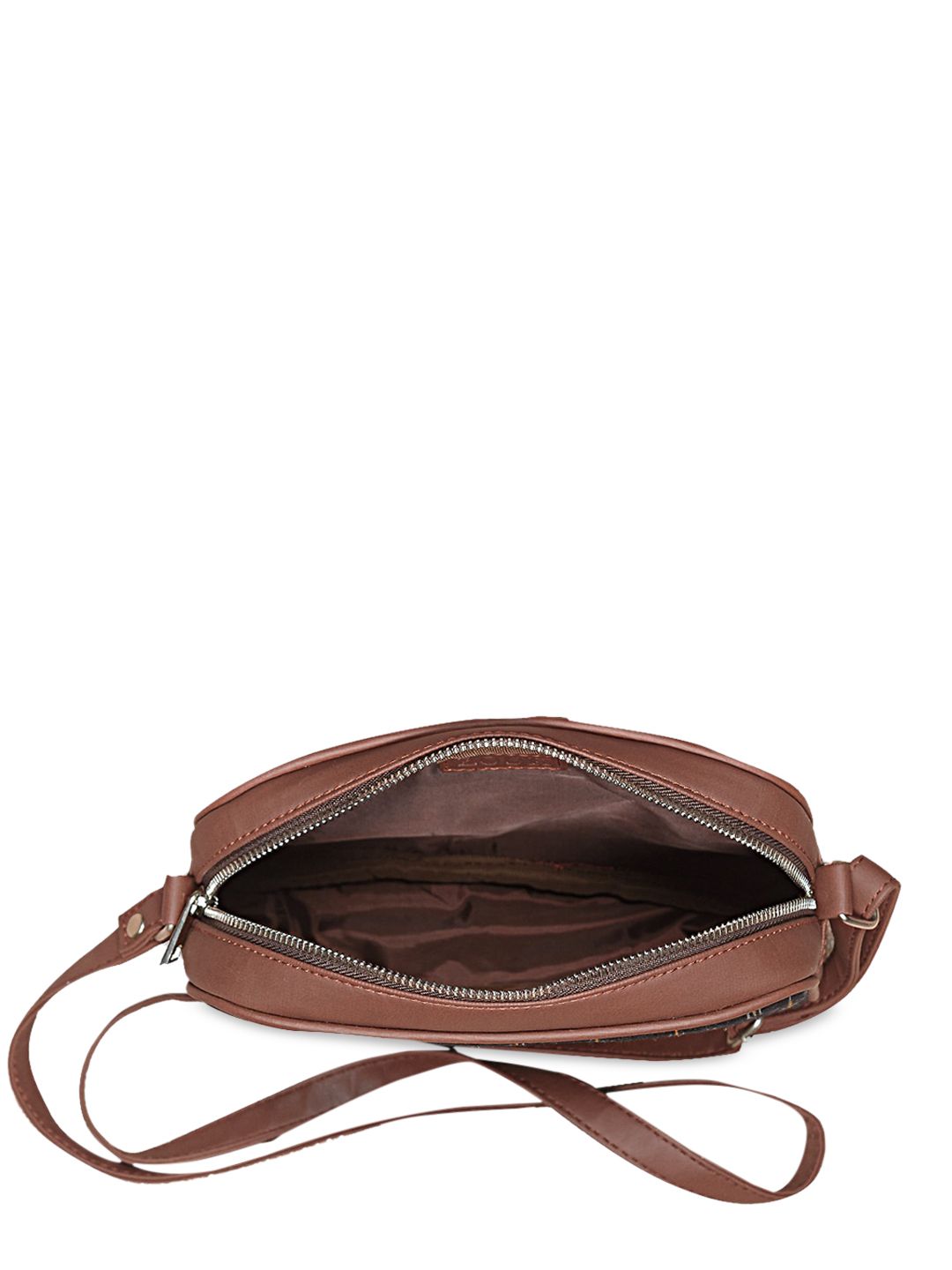 ZOUK Black Ikat Printed Sling Bag
