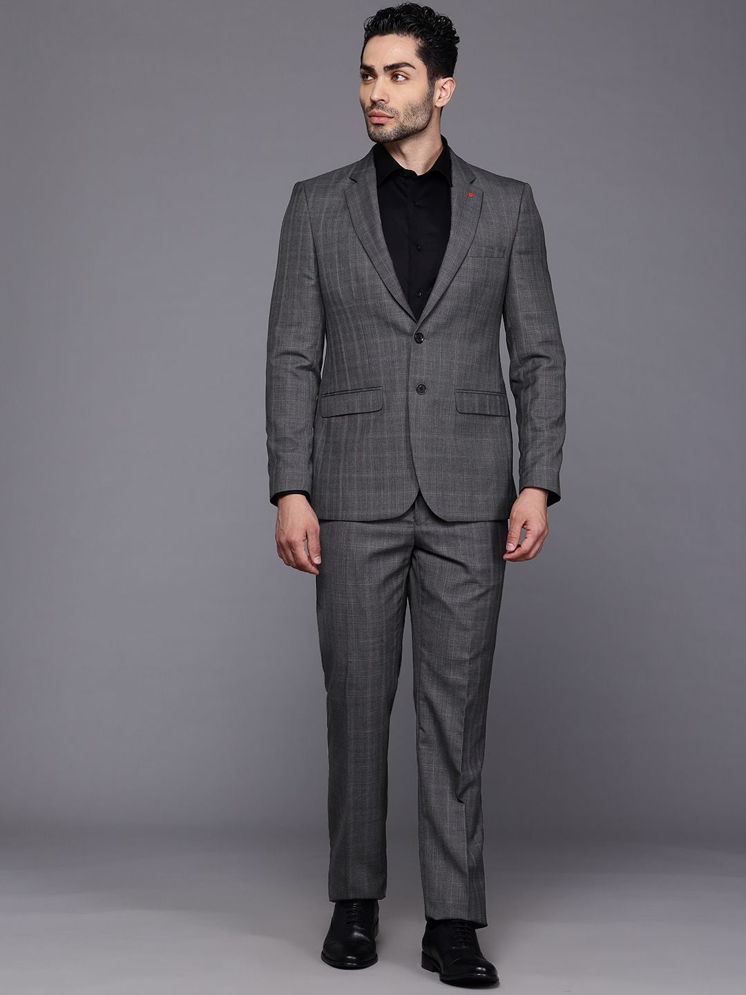 Raymond Luxurious Essentials Checked Contemporary Fit 2-Piece Formal Suit