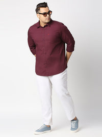 Thomas Scott Plus Size Cotton Casual Shirt