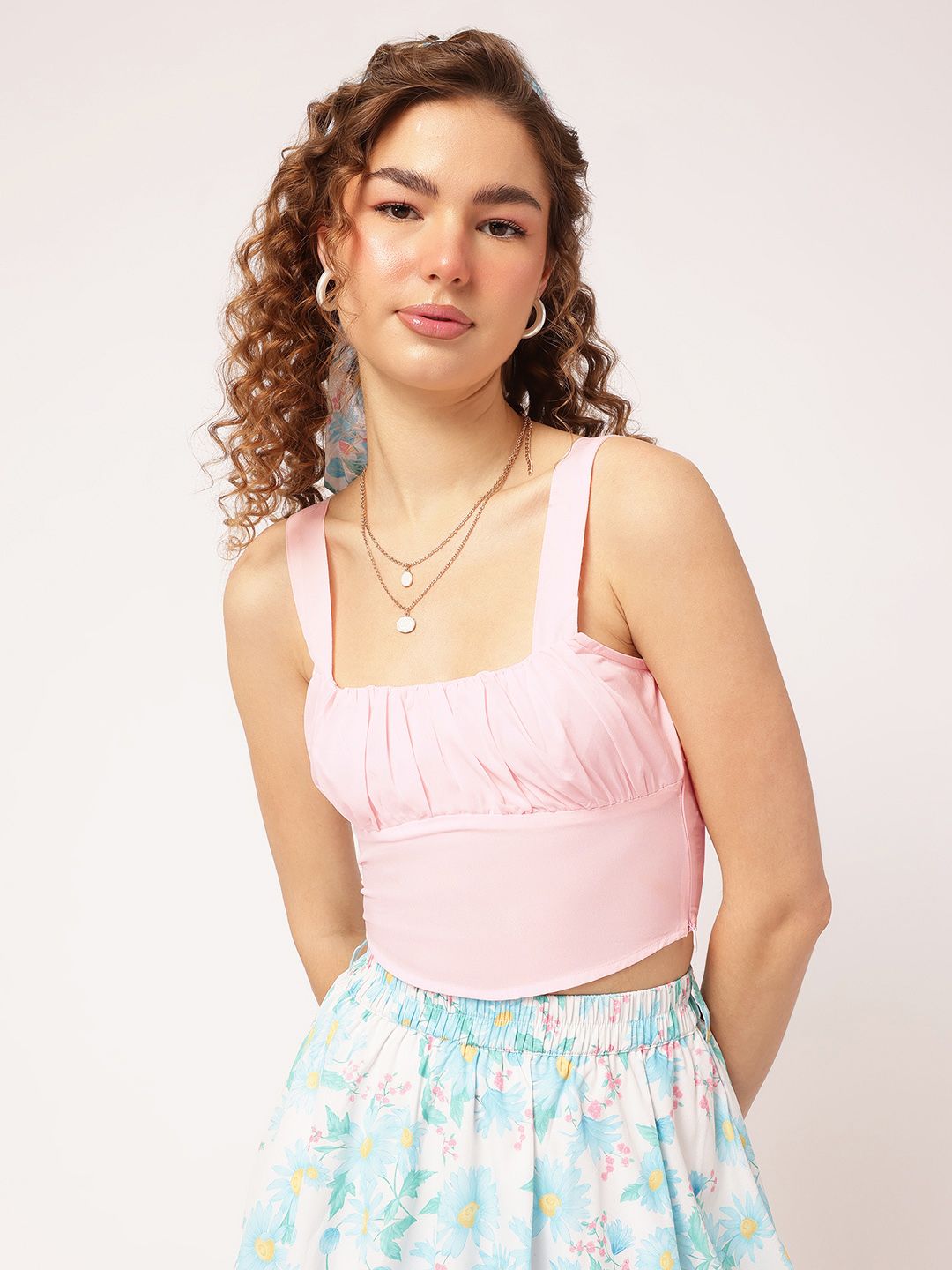 DressBerry Street Style Siren Strappy Crop Top