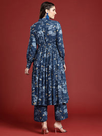 Anouk Ethnic Motifs Printed Regular Kurta with Palazzos