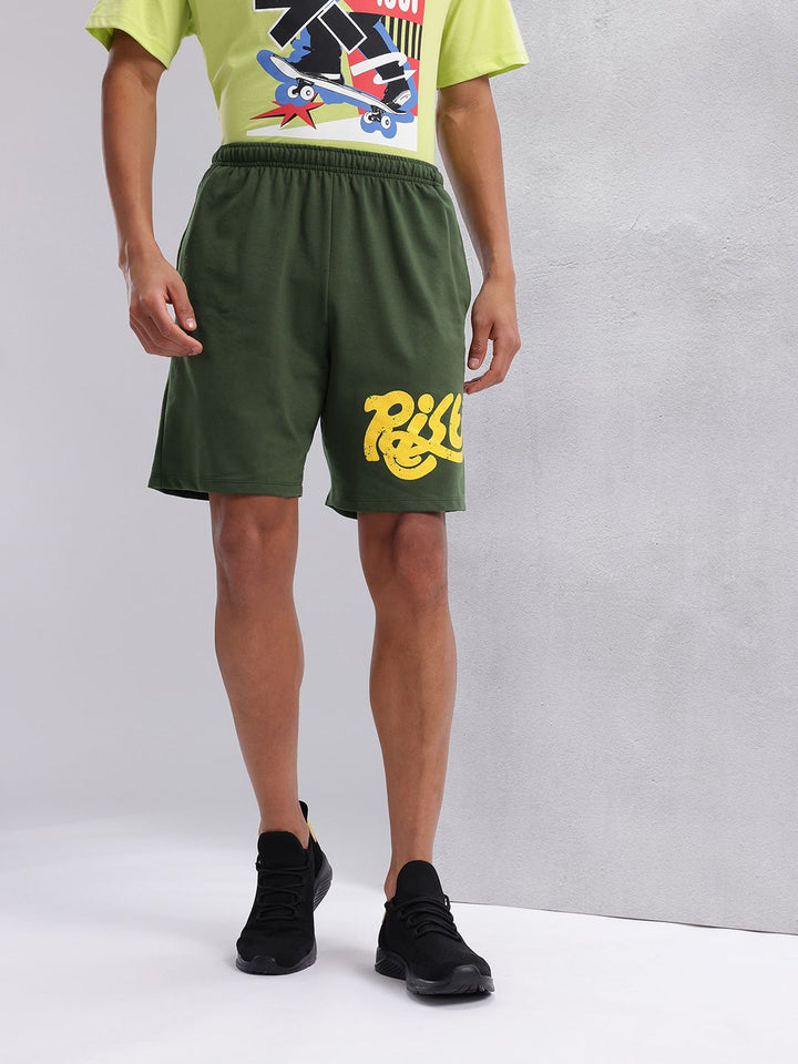 HRX by Hrithik Roshan Men Typography Print Lifestyle Shorts