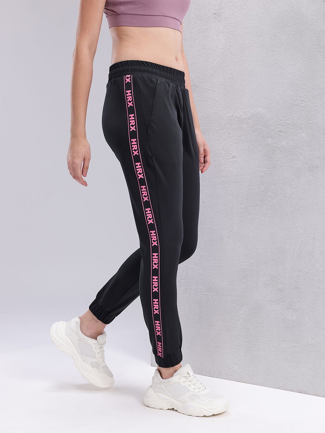 HRX by Hrithik Roshan Women Brand Logo Detail Training Joggers