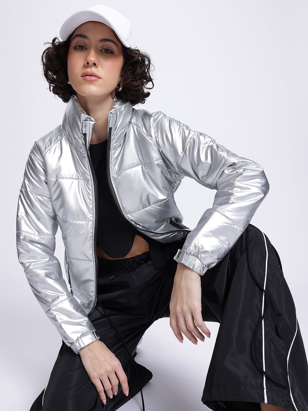 DressBerry Sassy Statement Puffer Jacket
