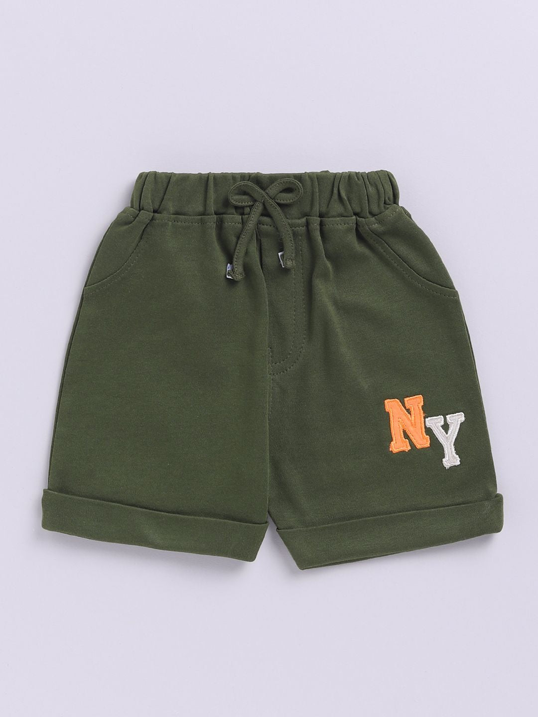 Moms Love Infant Boys New York Printed Pure Cotton Clothing Set