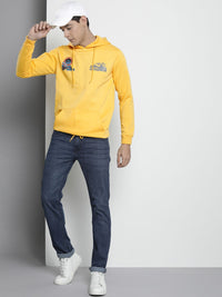 The Indian Garage Co Men Printed Hooded Sweatshirt