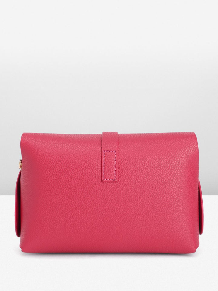 DressBerry Solid Structured Mini Sling Bag