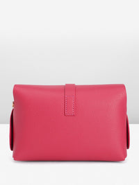 DressBerry Solid Structured Mini Sling Bag