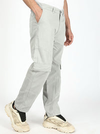 Bene Kleed Men Relaxed Fit Mid-Rise Cotton Cargos Trousers