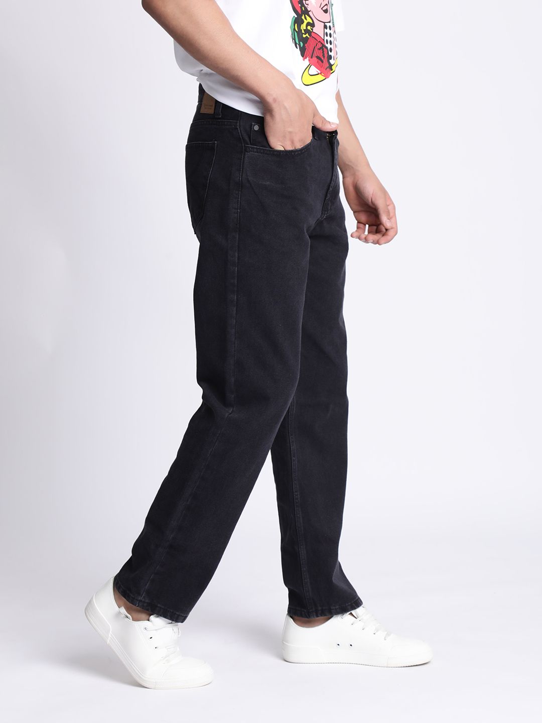 Bene Kleed Pure Cotton Mid-Rise Relaxed Fit Denim Jeans