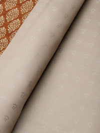SOJANYA Men Pink & Orange Ethnic Motifs Kurta with Churidar & Nehru Jacket