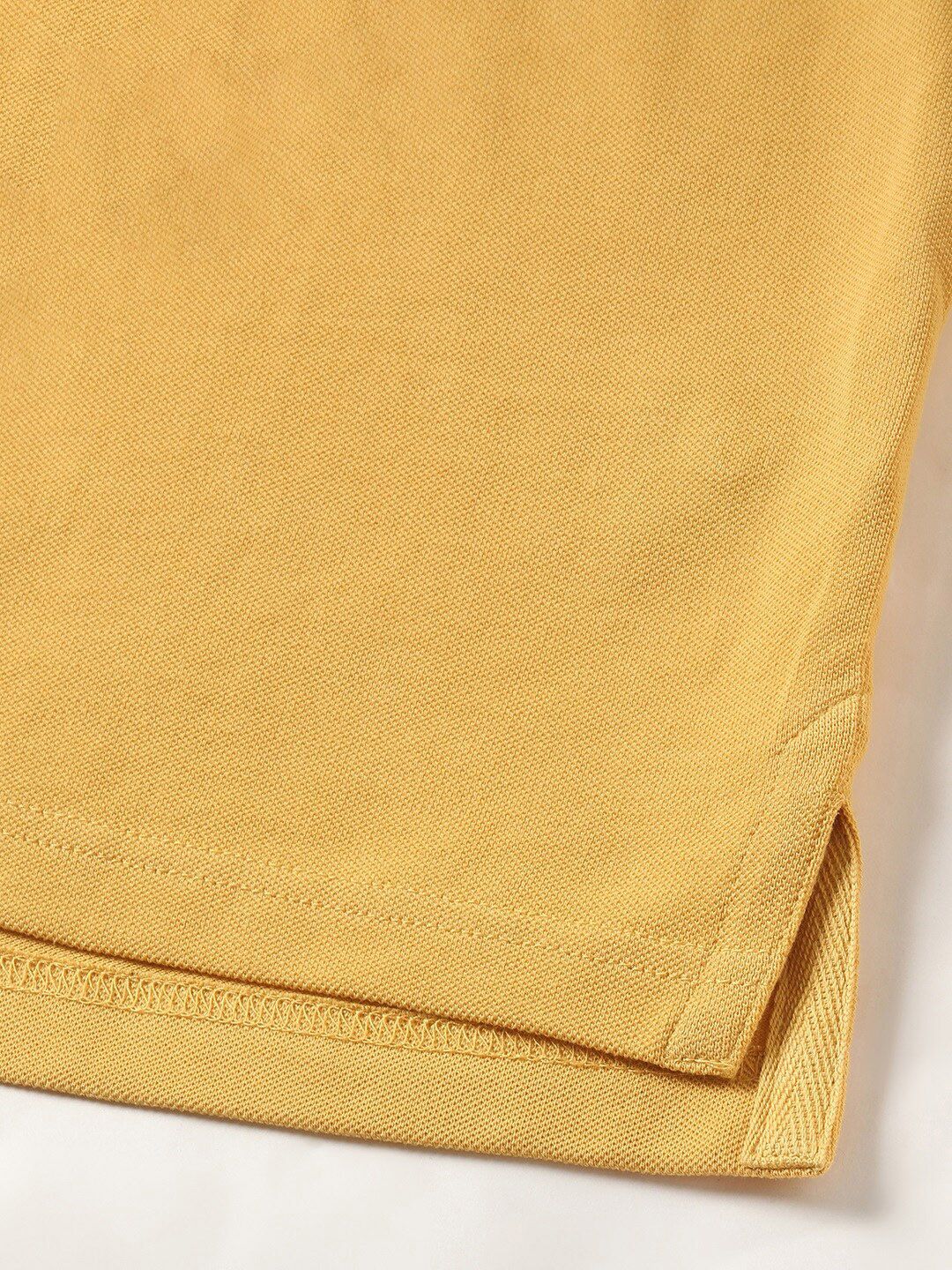 THE BEAR HOUSE Men Solid Regular Fit Cotton Polo Collar T-Shirt