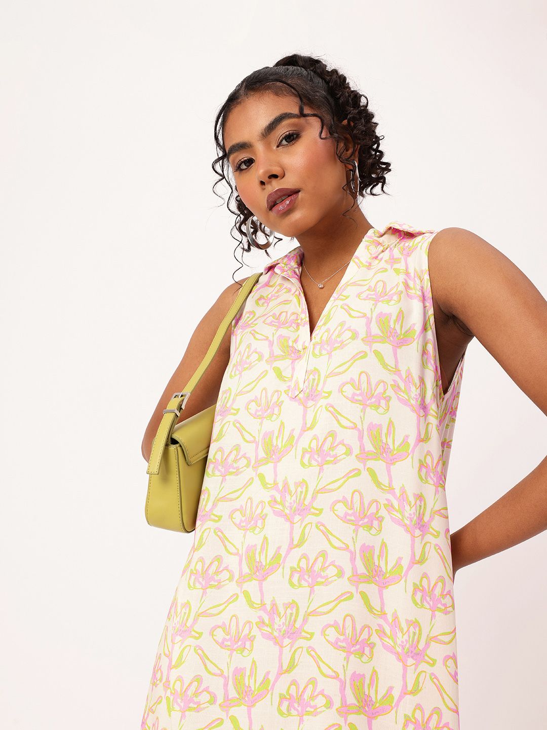 DressBerry Straight-up Vintage Retro Chic With A Floral Twist A-Line Dress