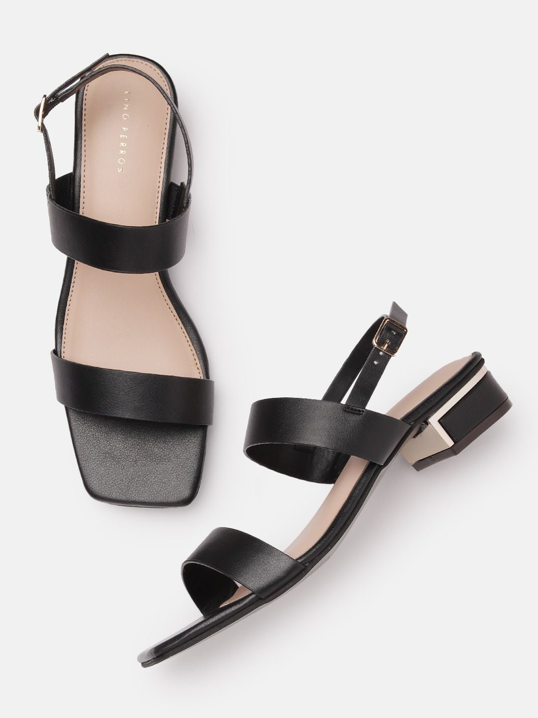 Lino Perros Open Toe Block Heels