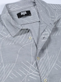 Thomas Scott Men Classic Slim Fit Opaque Printed Casual Shirt