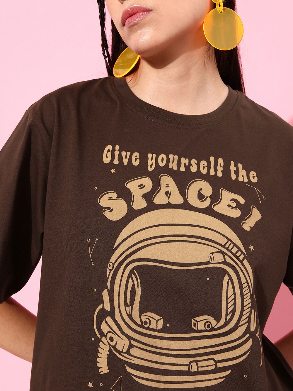 DILLINGER Women Graphic Printed Oversized T-shirt