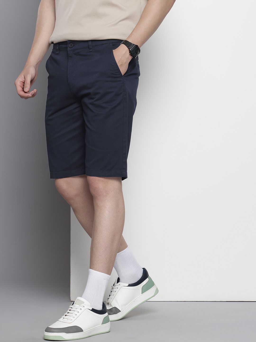 The Indian Garage Co Men Chino Shorts