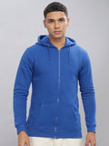 ADRO Lelaki Buka Depan Zip Bertudung Kapas berzip hoodie 2 Sweatshirt