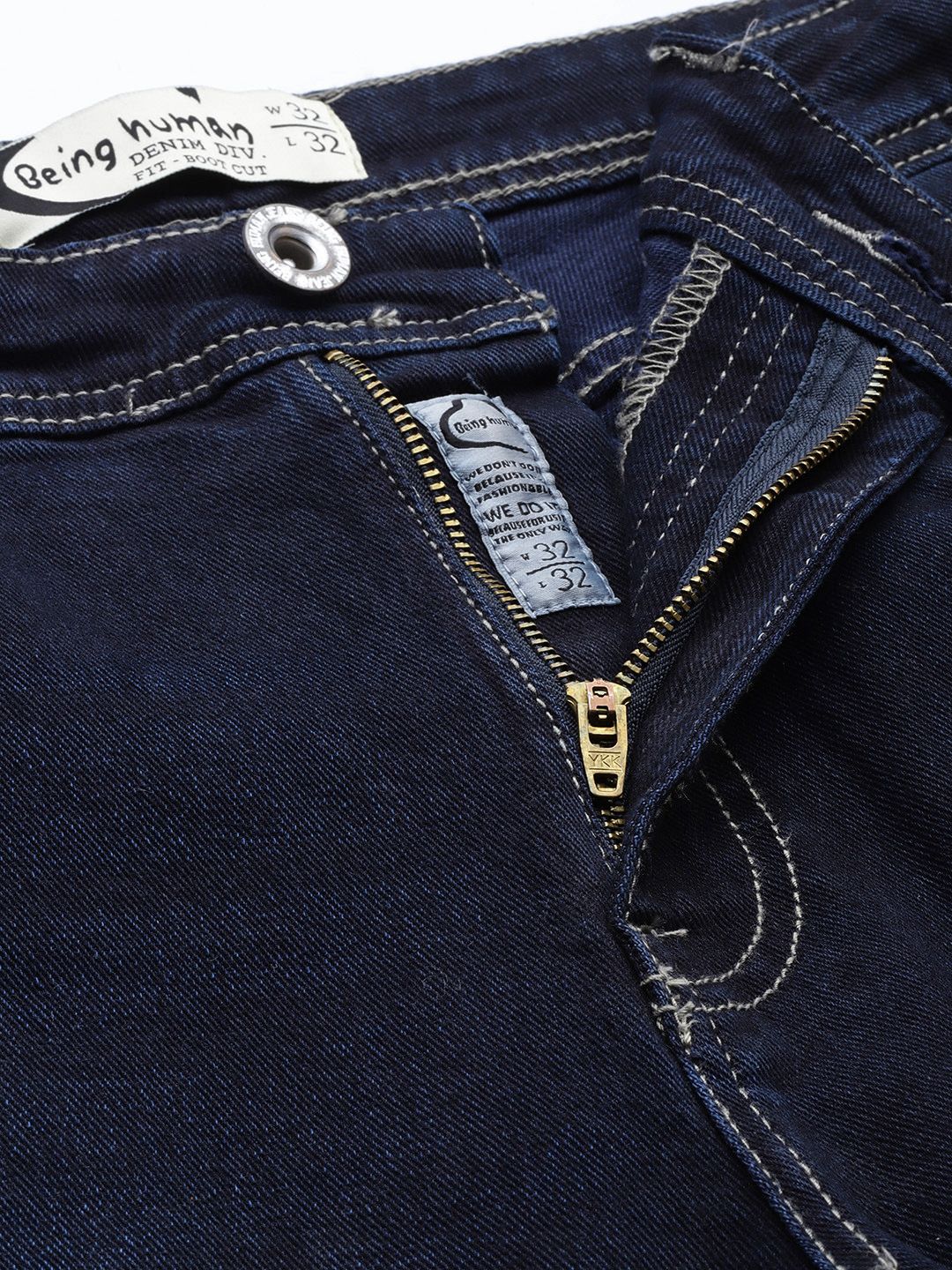 Menjadi Lelaki Manusia Bootcut Regangan Seluar jeans