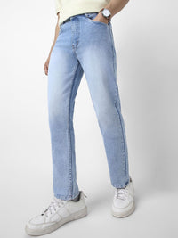 Urbano Fashion Men Straight Fit Heavy Washed Jeans Stretchable