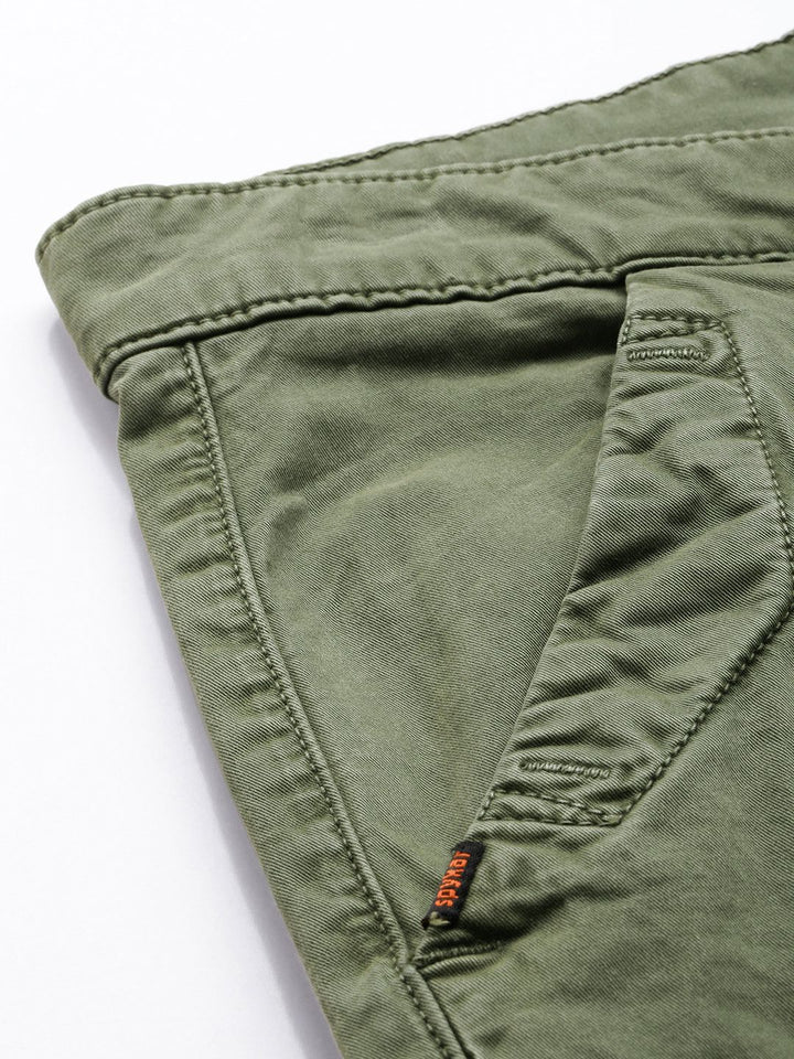 SPYKAR Men Slim Fit Cargos Trousers