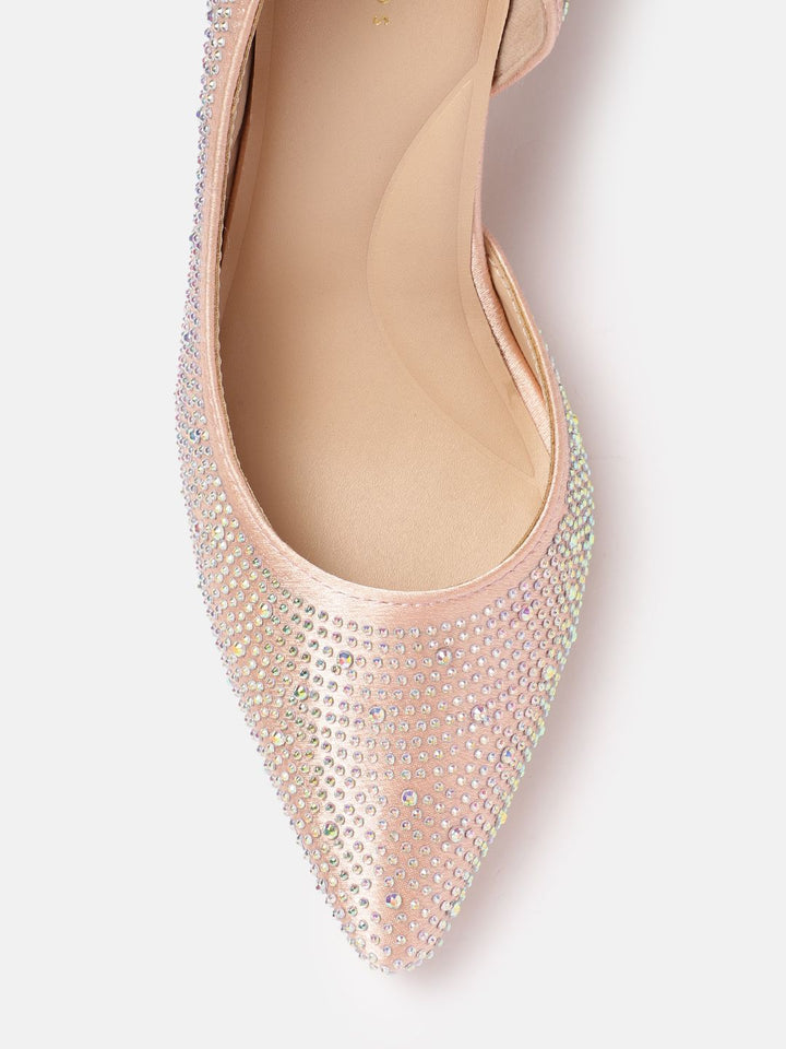 Lino Perros Embellished Party Slim Heeled Pumps