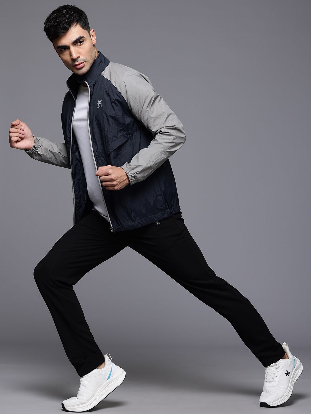 HRX by Hrithik Roshan Rapid-Dry Running Tailored Jacket