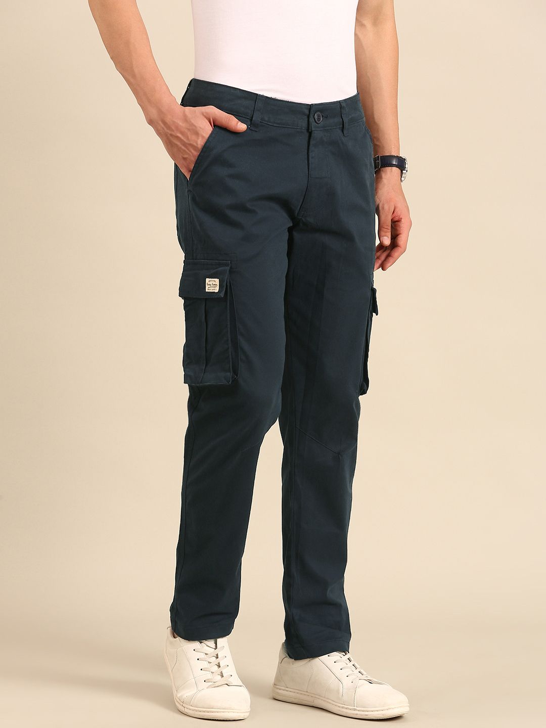 Being Human Men Classic Cargos Trousers