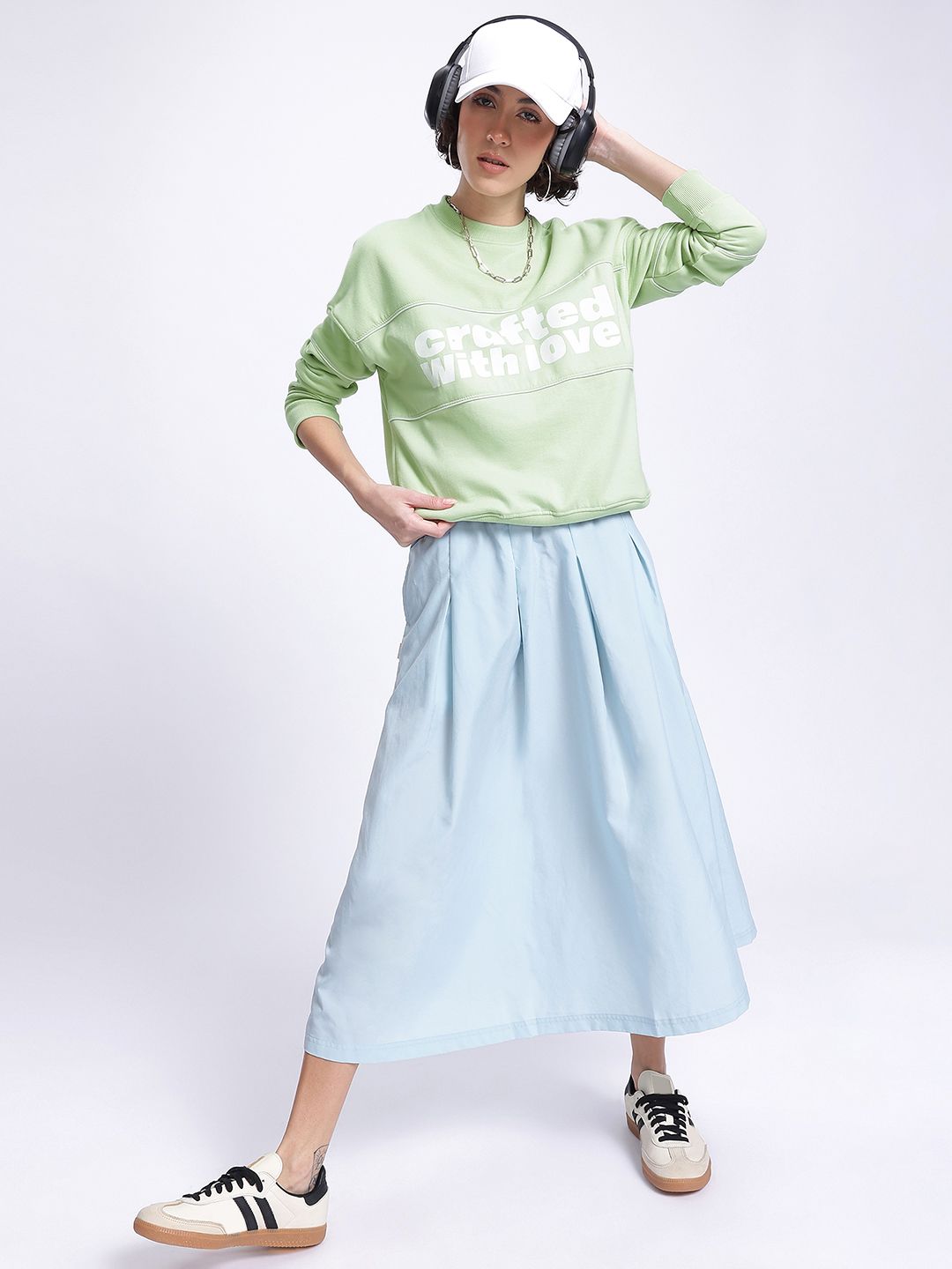 DressBerry Snuggle Dreams Typography Sweatshirt