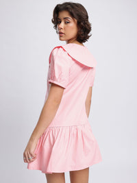 DressBerry Cherry Blossom Charm Drop-Waist Mini Dress