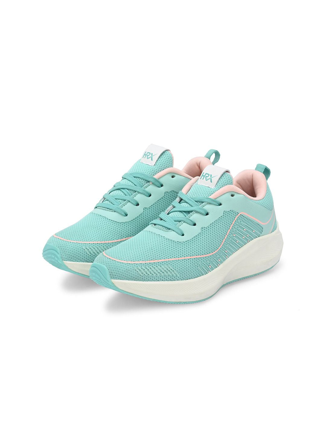 HRX by Hrithik Roshan Women Sea Green & White Memory Foam Mesh Running Shoes