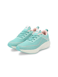 HRX by Hrithik Roshan Women Sea Green & White Memory Foam Mesh Running Shoes