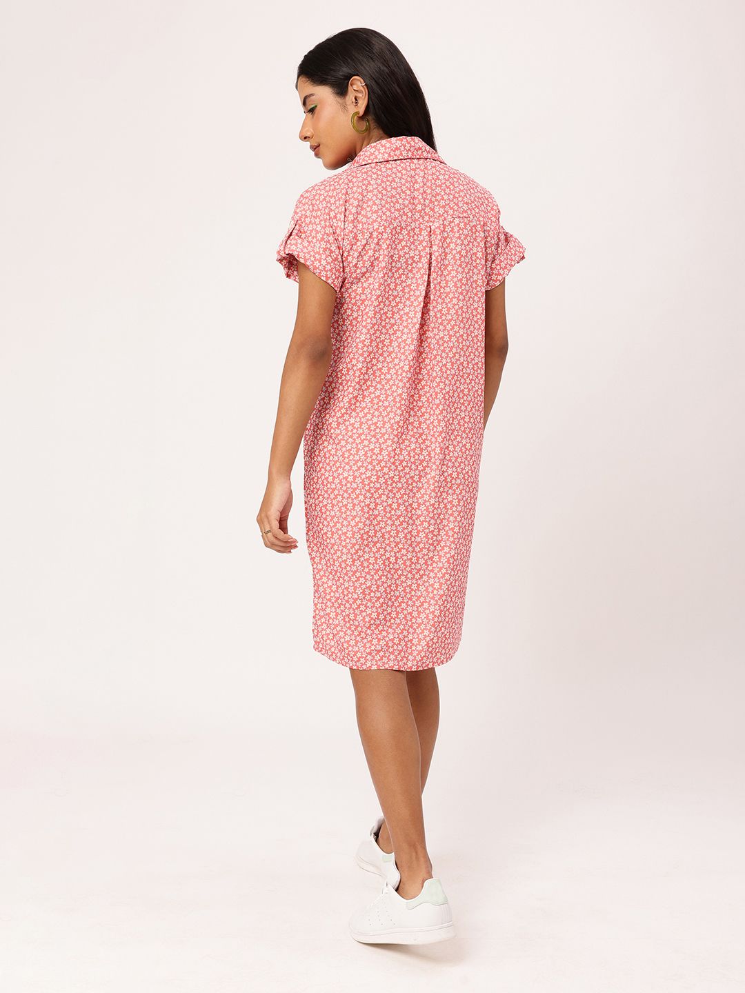 DressBerry Blooming Chic Shirt Style Dress