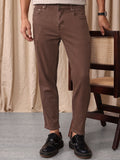 Mr Bowerbird Men Cropped Tapered Fit Stretchable Jeans